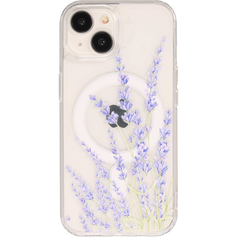 iPhone 15 Case H&uuml;lle - Gel Silikon MagSafe - Spring Vibes Flowers Nr. - 5
