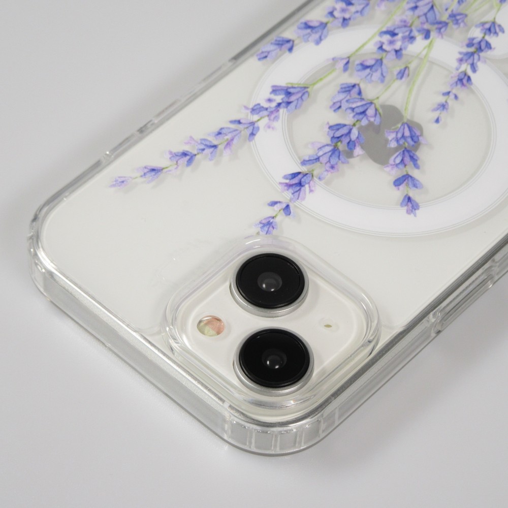 iPhone 15 Case H&uuml;lle - Gel Silikon MagSafe - Spring Vibes Flowers Nr. - 5