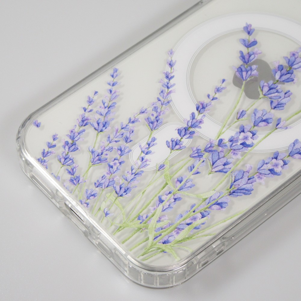 iPhone 15 Case H&uuml;lle - Gel Silikon MagSafe - Spring Vibes Flowers Nr. - 5