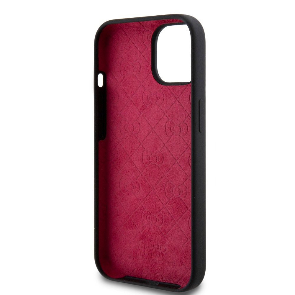 iPhone 15 Case Hülle - Hello Kitty Daydreamer Silikon Soft Touch - Schwarz
