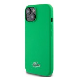 iPhone 15 Case Hülle - Lacoste Silikon Soft Touch Magsafe - Grün