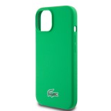iPhone 15 Case Hülle - Lacoste Silikon Soft Touch Magsafe - Grün