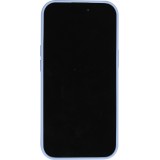 iPhone 15 Pro Case Hülle - Soft-Shell silikon cover mit MagSafe und Kameraschutz - Hellviolett