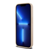 iPhone 15 Pro Max Case Hülle - DKNY Leinwand Kunstleder Monogramm Metall-Logo - Rosa