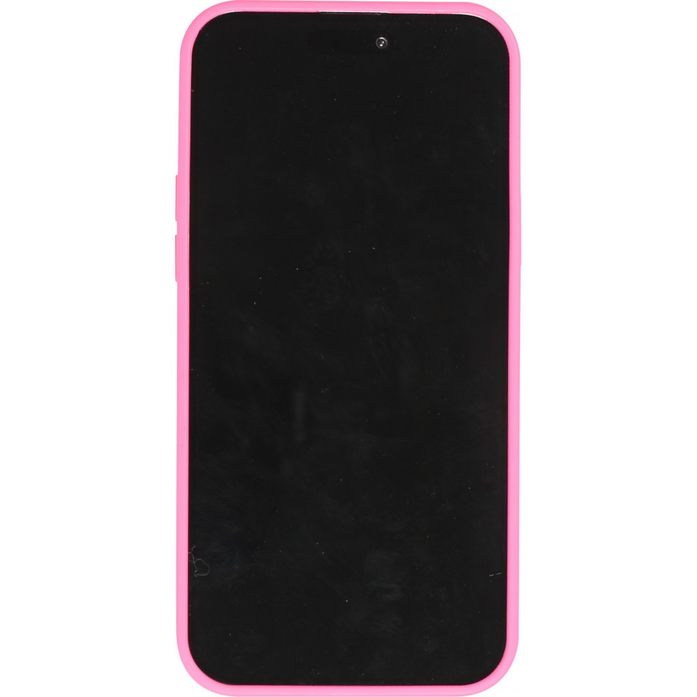 iPhone 15 Pro Max Case Hülle - Glitzer Diamant The Bling World - Dunkelrosa