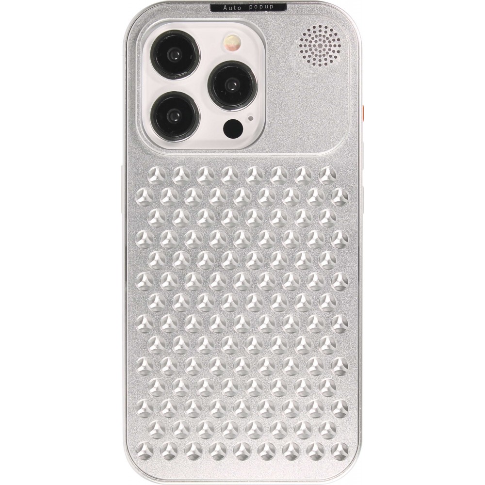 iPhone 15 Pro Max Case Hülle - Aluminium im Mac Pro Look mit Aromatherapie und Wärmeableitung - Space Grey