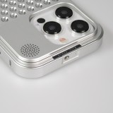 iPhone 15 Pro Max Case Hülle - Aluminium im Mac Pro Look mit Aromatherapie und Wärmeableitung - Space Grey