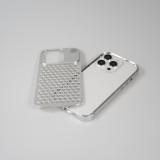 iPhone 15 Pro Max Case Hülle - Aluminium im Mac Pro Look mit Aromatherapie und Wärmeableitung - Space Grey