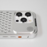 iPhone 15 Pro Max Case Hülle - Aluminium im Mac Pro Look mit Aromatherapie und Wärmeableitung - Space Grey