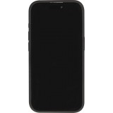 iPhone 15 Pro Max Case Hülle - Audi Silikon Soft Touch mit metall Logo - Schwarz