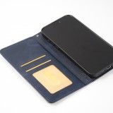 Coque iPhone 15 Pro Max - Flip Géometrique - Bleu