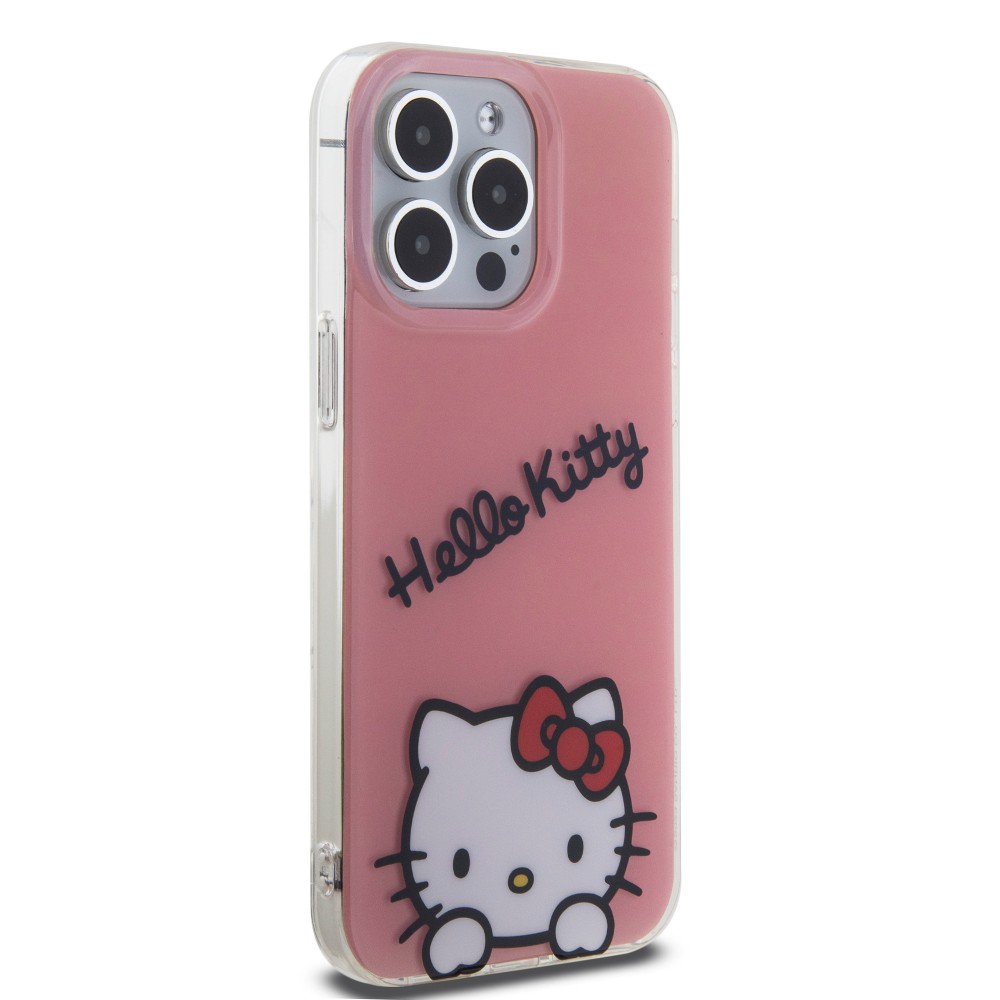 iPhone 15 Pro Case Hülle - Hello Kitty Daydreamer Lackgel - Rosa