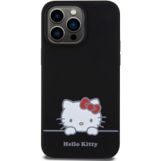 iPhone 15 Pro Max Case Hülle - Hello Kitty Daydreamer Silikon Soft Touch - Schwarz