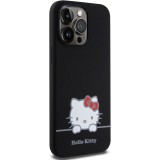 iPhone 15 Pro Max Case Hülle - Hello Kitty Daydreamer Silikon Soft Touch - Schwarz