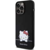 iPhone 15 Pro Max Case Hülle - Hello Kitty Daydreamer Silikon Soft Touch - Schwarz