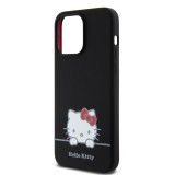 iPhone 15 Pro Max Case Hülle - Hello Kitty Daydreamer Silikon Soft Touch - Schwarz