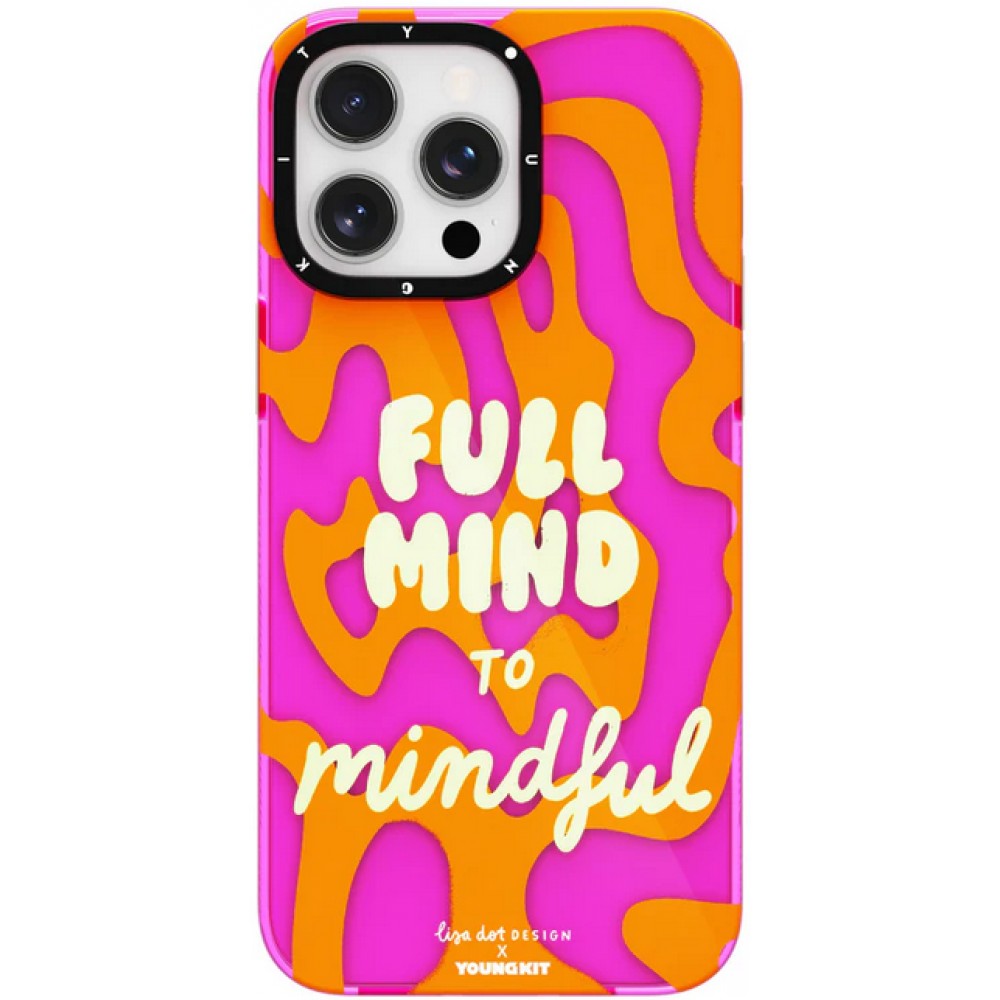 iPhone 15 Pro Case Hülle - Youngkit @LisadotDesign Positive Quotes Case Full Mind