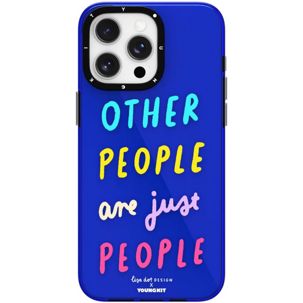 iPhone 15 Pro Case Hülle - Youngkit @LisadotDesign Positive Quotes Case Other People