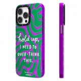 Coque iPhone 15 Pro - Youngkit @LisadotDesign Positive Quotes Case Overthink this