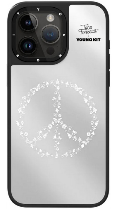 iPhone 15 Pro Max Case Hülle - Youngkit @Tobe Fonseca Mirror Case mit MagSafe - Peace