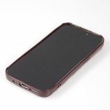 iPhone 15 Pro Max Case Hülle - Silikon mit 3D Wellenform matt - Violett