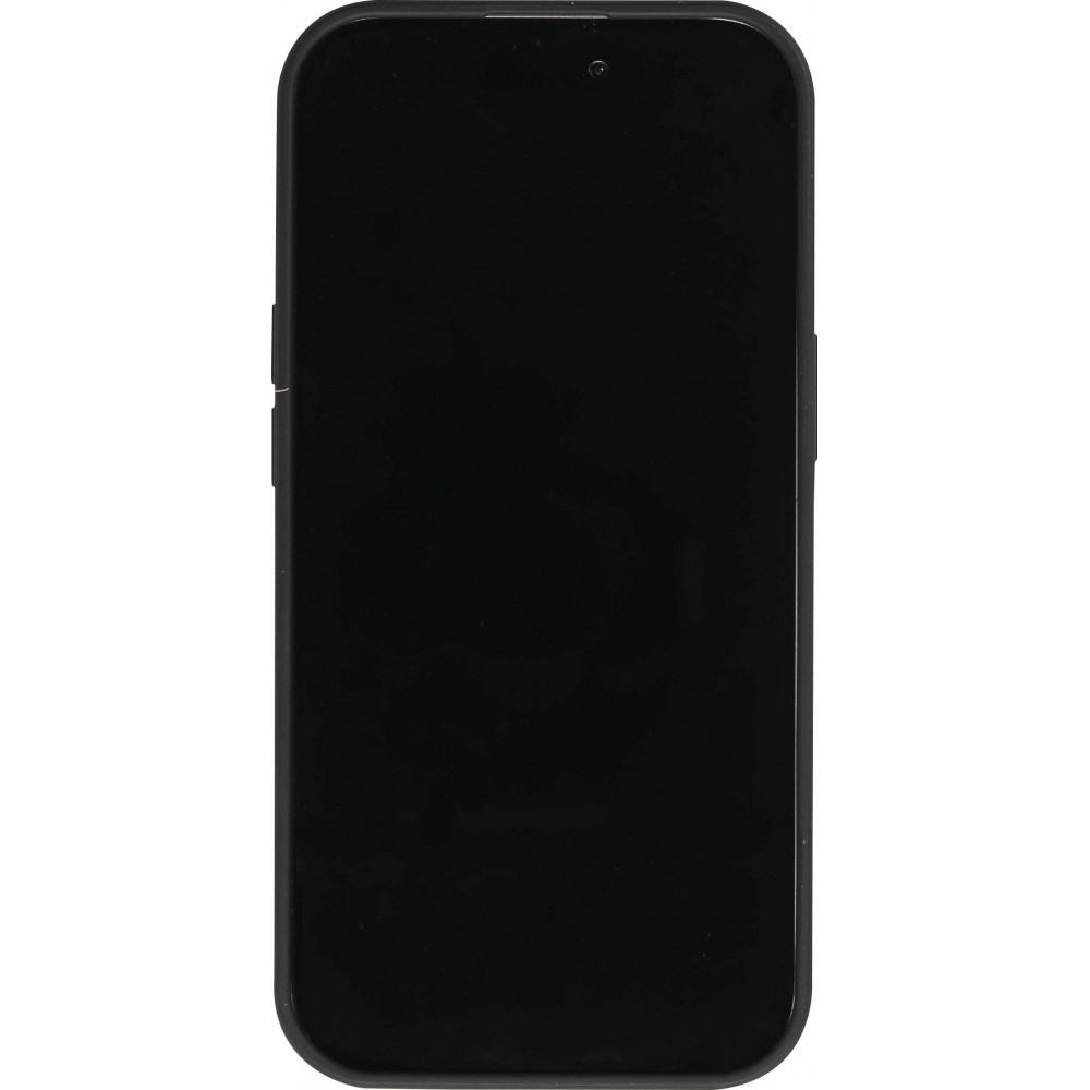 Coque iPhone 14 Pro - Silicone coussin 3D Go Left - Blanc