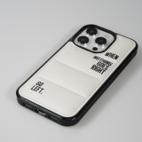 Coque iPhone 14 Pro - Silicone coussin 3D Go Left - Blanc