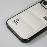 Coque iPhone 14 Pro - Silicone coussin 3D Go Left - Blanc