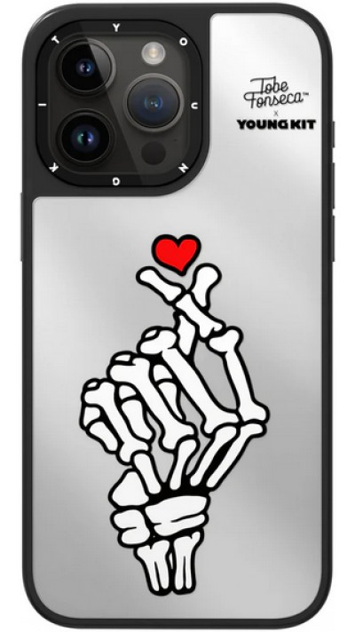 iPhone 15 Pro Max Case Hülle - Youngkit @Tobe Fonseca Mirror Case mit MagSafe - Skeleton