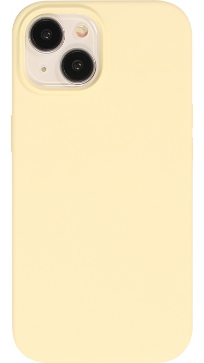 iPhone 15 Plus Case Hülle - Soft Touch - Pastellgelb