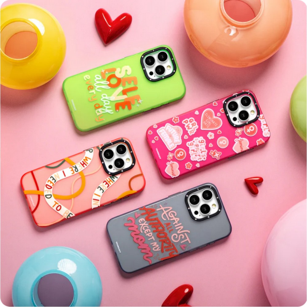 iPhone 15 Case H&uuml;lle - Youngkit @Blushing. ginger Positive Quotes Case - Schwarz