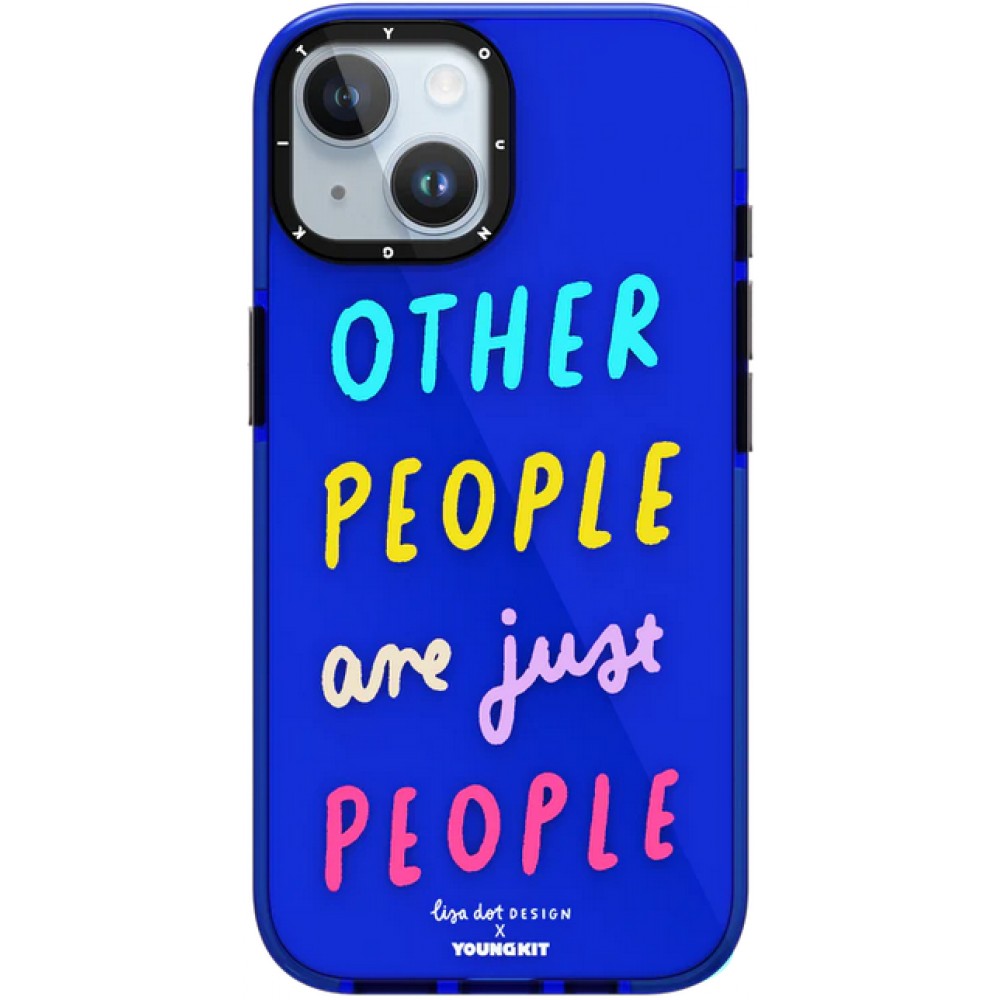 iPhone 15 Case H&uuml;lle - Youngkit @LisadotDesign Positive Quotes Case Other People