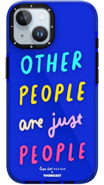 iPhone 15 Case H&uuml;lle - Youngkit @LisadotDesign Positive Quotes Case Other People