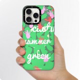 iPhone 15 Case H&uuml;lle - Youngkit Summer Fruit-Themed Case mit Magsafe - Gr&uuml;n