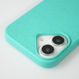 iPhone 16 Case Hülle - Bio Eco-Friendly Vegan mit Handykette Necklace - Türkis