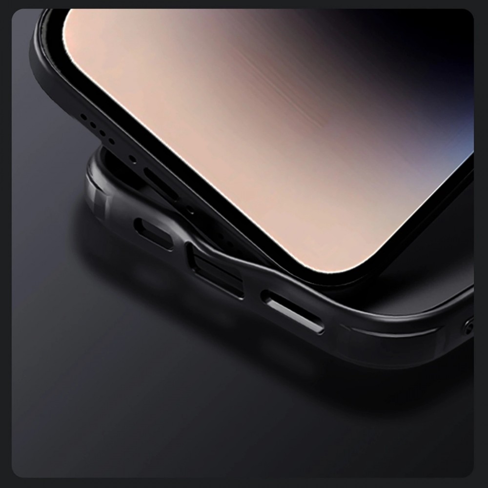 iPhone 16 Case Hülle - Nillkin CamShield Pro Magnetic Case mit MagSafe - Noir