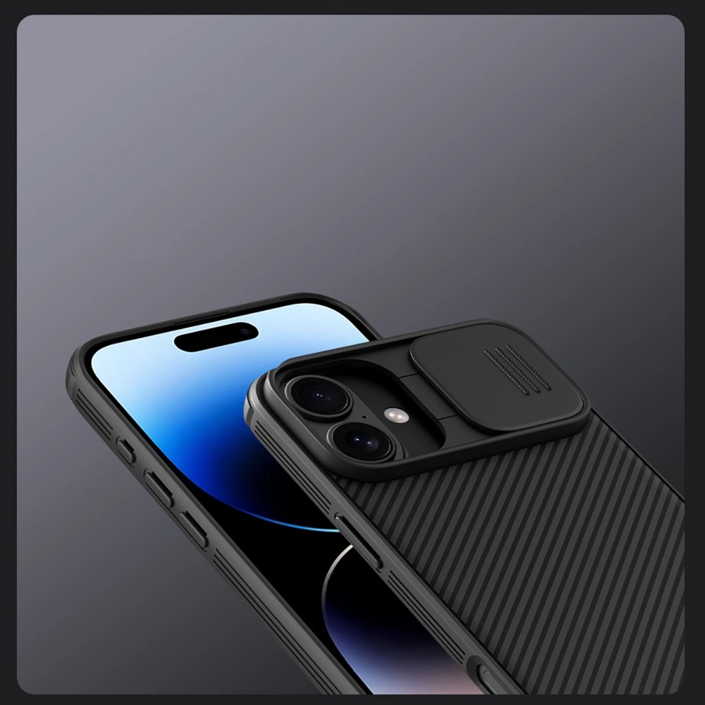 iPhone 16 Case Hülle - Nillkin CamShield Pro Magnetic Case mit MagSafe - Noir