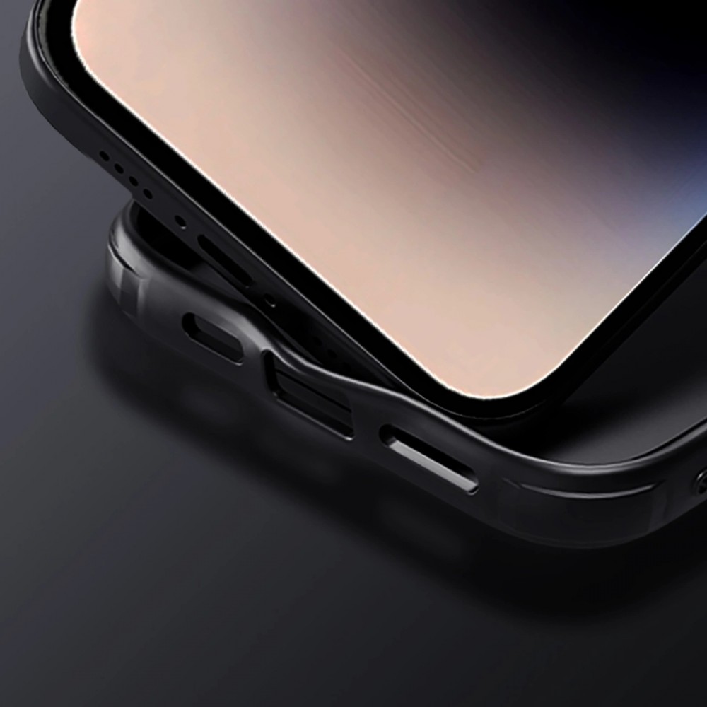 iPhone 16 Pro Max Case Hülle - Nillkin CamShield Pro Magnetic Case mit MagSafe - Schwarz