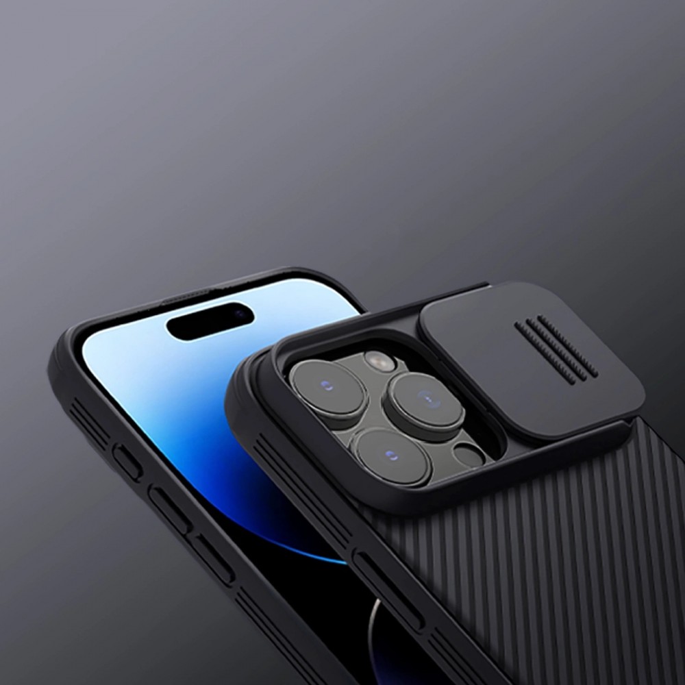 iPhone 16 Pro Max Case Hülle - Nillkin CamShield Pro Magnetic Case mit MagSafe - Schwarz