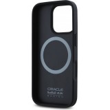 Coque iPhone 16 Pro Max - Red Bull Racing Carbon simple avec logo MagSafe - Noir