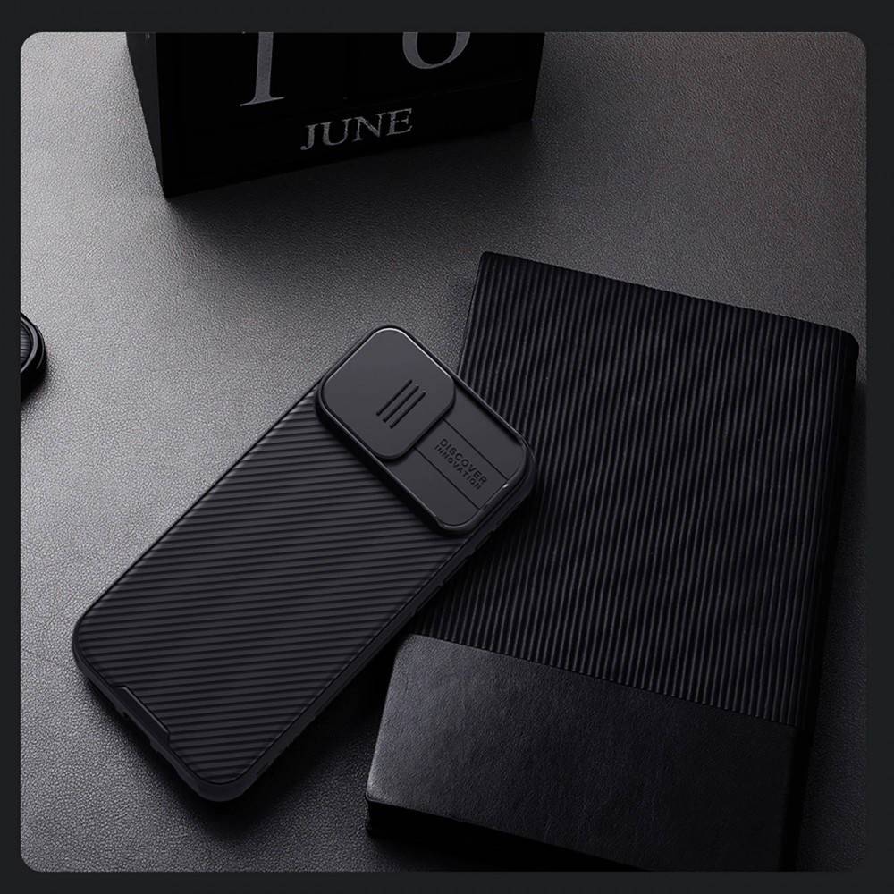 iPhone 16 Pro Case Hülle - Nillkin CamShield Pro Magnetic Case mit MagSafe - Schwarz