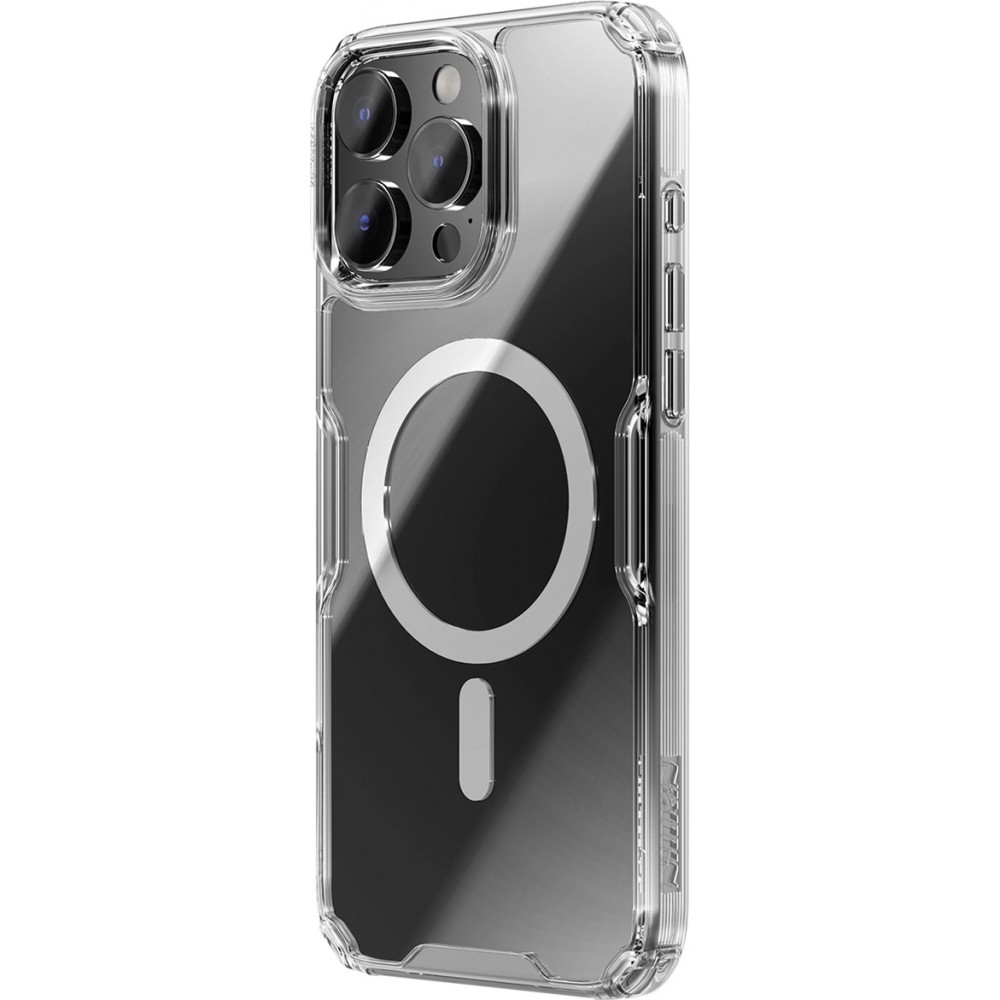 iPhone 16 Pro Case Hülle - Nillkin Magnetische Nature Pro mit MagSafe - Transparent
