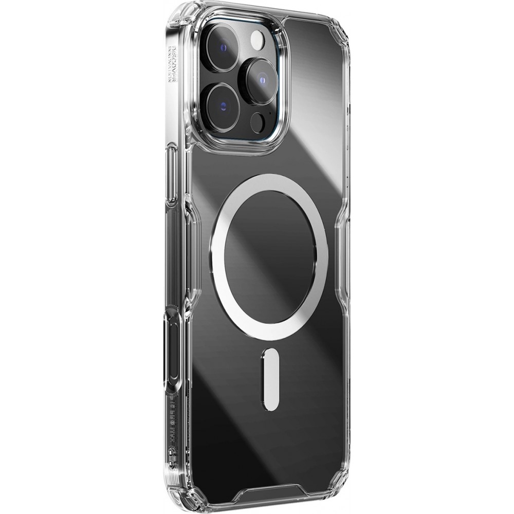 iPhone 16 Pro Case Hülle - Nillkin Magnetische Nature Pro mit MagSafe - Transparent