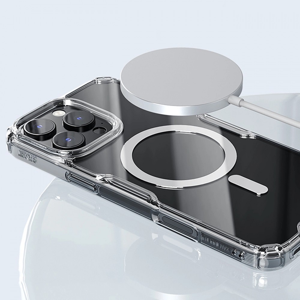 iPhone 16 Pro Case Hülle - Nillkin Magnetische Nature Pro mit MagSafe - Transparent