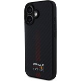 iPhone 16 Case Hülle - Red Bull Racing Carbon Powerbar MagSafe - Schwarz