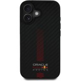 iPhone 16 Case Hülle - Red Bull Racing Carbon Powerbar MagSafe - Schwarz