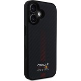 iPhone 16 Case Hülle - Red Bull Racing Carbon Powerbar MagSafe - Schwarz