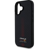 iPhone 16 Case Hülle - Red Bull Racing Carbon Powerbar MagSafe - Schwarz