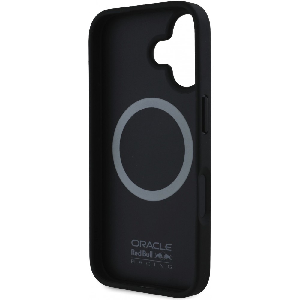 iPhone 16 Case Hülle - Red Bull Racing Carbon Powerbar MagSafe - Schwarz