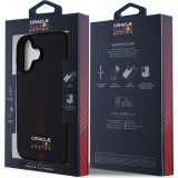 iPhone 16 Case Hülle - Red Bull Racing Carbon Powerbar MagSafe - Schwarz
